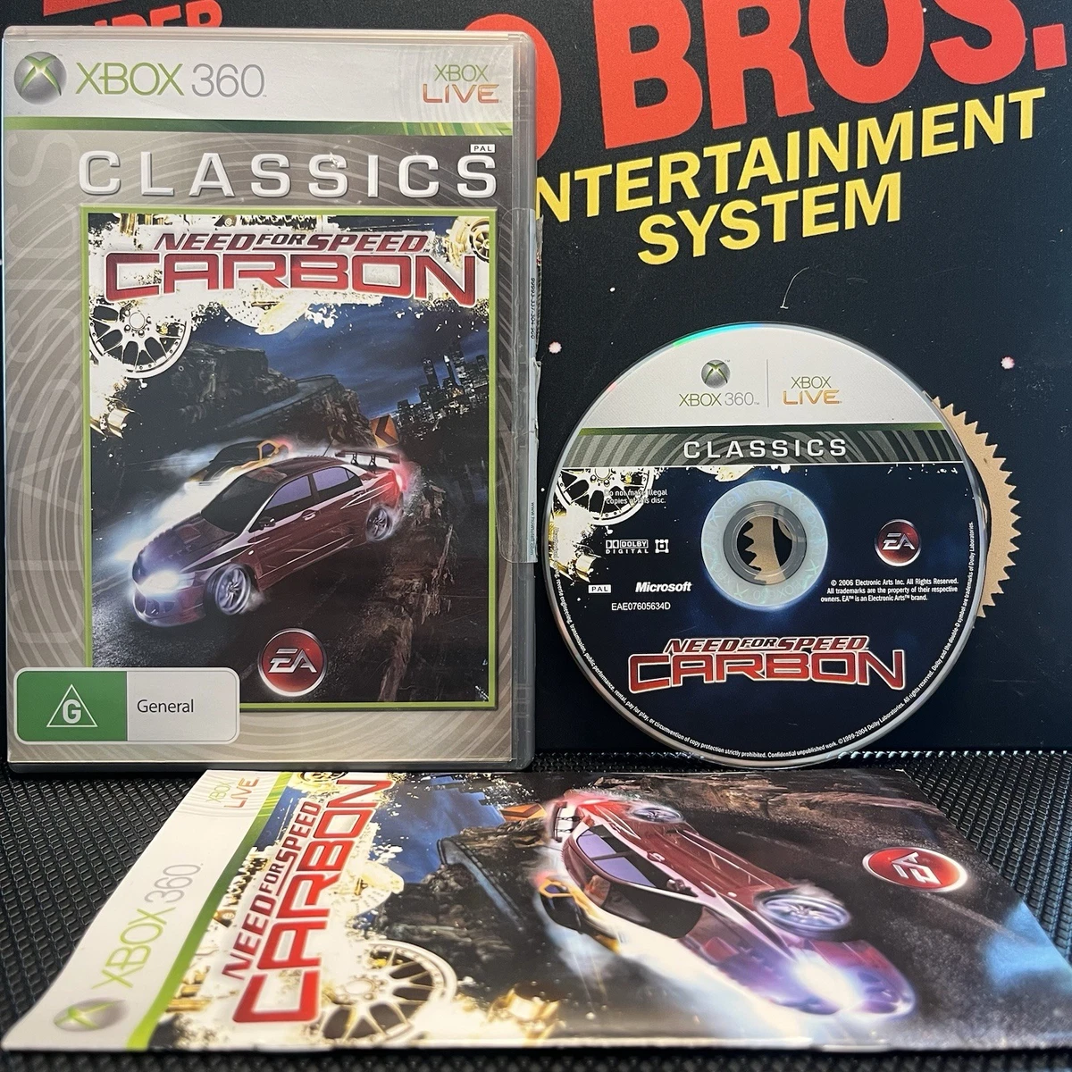 Jeu Need For Speed Carbon - Xbox 360 (2006) - Version PAL Complète (boîte, Notice, HD-DVD)