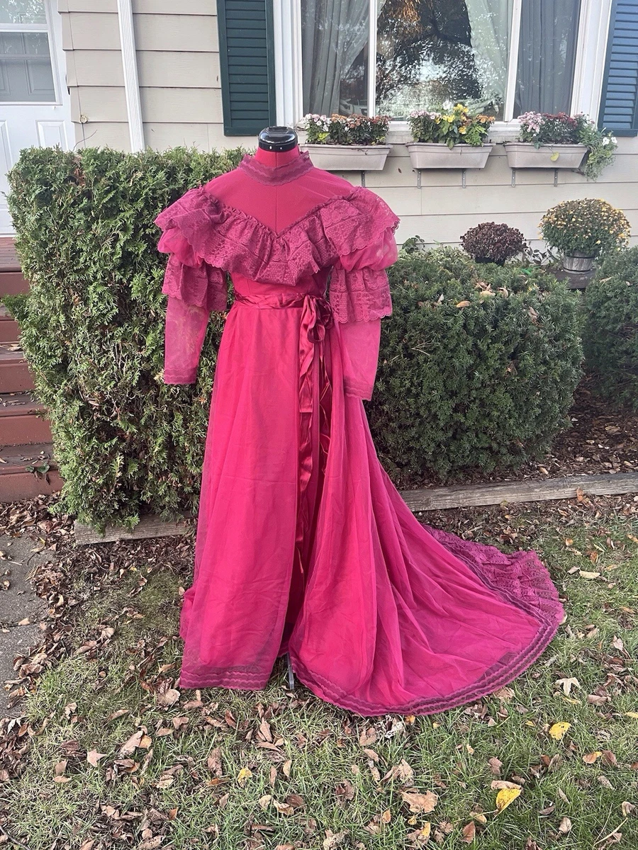 hot pink 80s dress Prom 1980s Vintage Dresses for Women menu: holiday shop