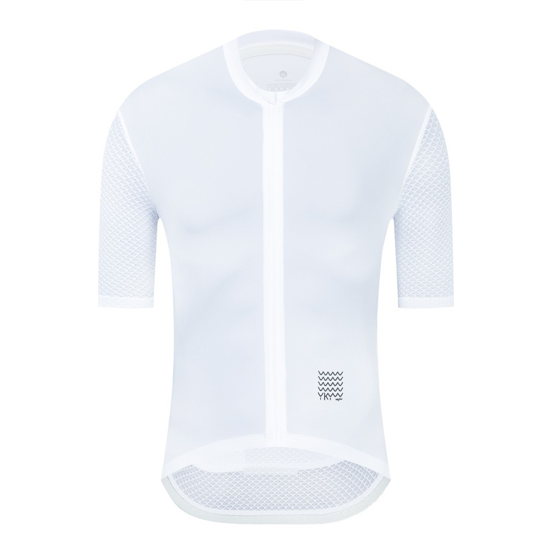 Camiseta deportiva de bicicleta transpirable de YKYWBIKE para hombre de ciclismo de manga corta de secado rápido