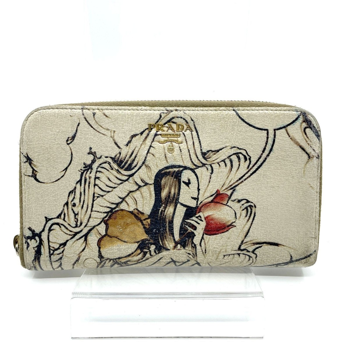 PRADA プラダ ジェームスジーン コラボ ラウンドファスナー 長財布