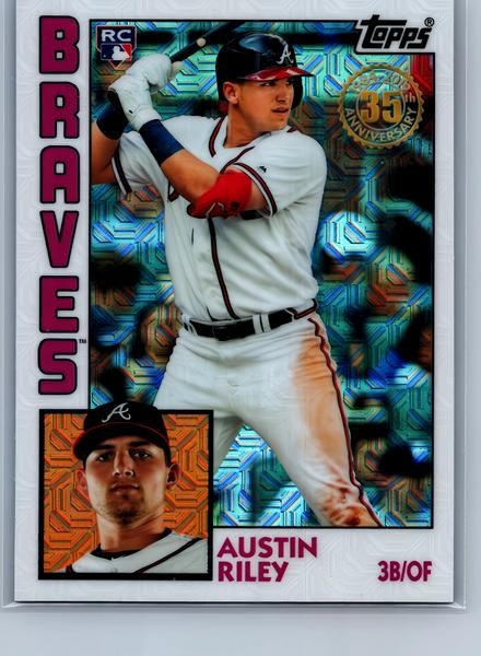 2019 Topps Chrome #T84U-7 Austin Riley Silver Pack RC A1