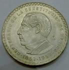 Photo of a 1957 Mexico 5 Pesos Silver from an eBay listing that sold on Jul 4, 2026