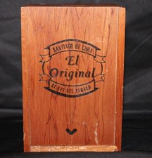 El Original Churchill Box Tobaco Made in the USA Storage Box Decoration