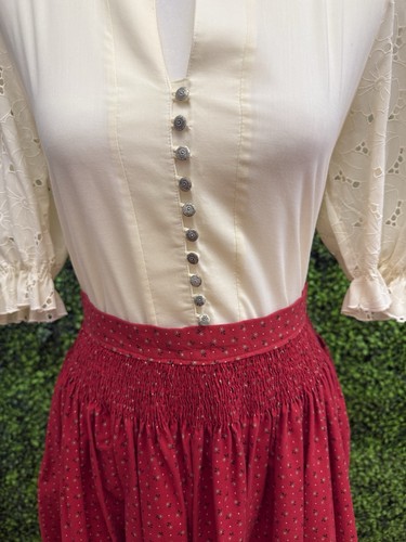 Traditional Vintage German Skirt And Shirt