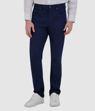 Kirkland Signature Brushed Men's 5-Pocket Pant Cotton Blue Size 40x30