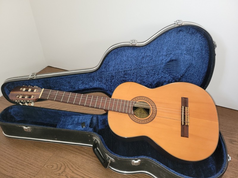 Vintage Serrano Guitar Classical Guitar With Case MIJ Japan 