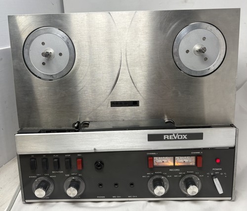 ReVox Type A77 Reel-to-Reel Tape Machine Tape Deck - Powers On Runs - 4 Restore