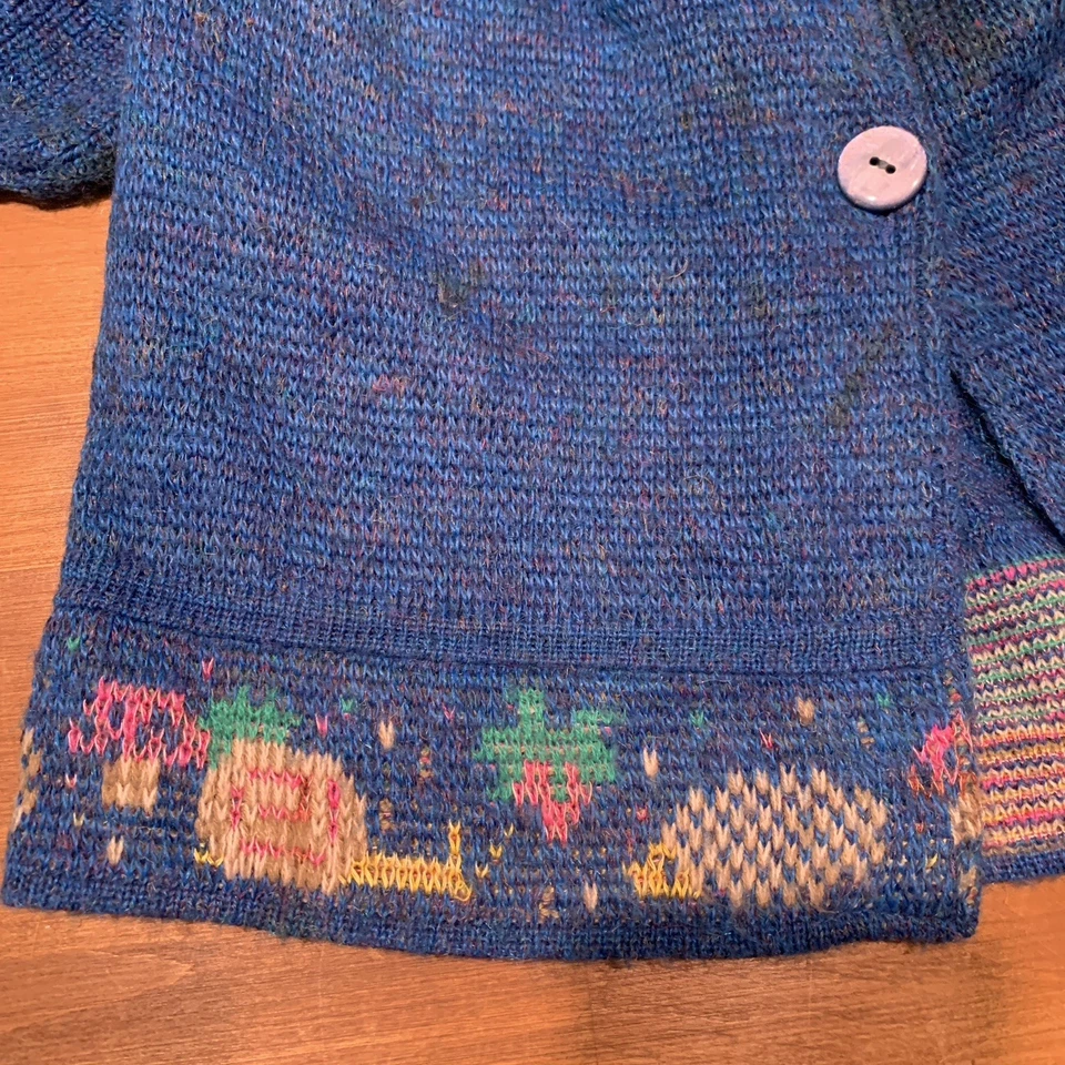 Suéter Cárdigan Niñas Talla 4 Cottagecore Cuento de Hadas Hecho en París Manga Globo Foto 3 de 4