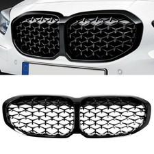 Sportgrill Kühlergrill passend für BMW 1er F40 ab2019 Diamond Hochglanz schwarz