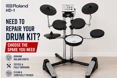 Roland HD-1 V-Drums Ersatzteile Modul Pads Becken Kick Pedal Stellantrieb - Auswahl