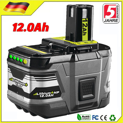 18V 12,0Ah Original Akku für Ryobi P108 Lithium ONE Plus Akku 18 V RB18L50 P109