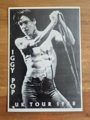 Alte AK / Postkarte - Iggy Pop - UK Tour 1988