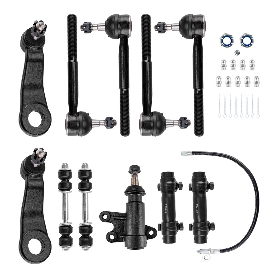 Kit completo de suspensión delantera de 15 piezas para Chevrolet C1500 Silverado 1993 1994-1998 Foto 3 de 4