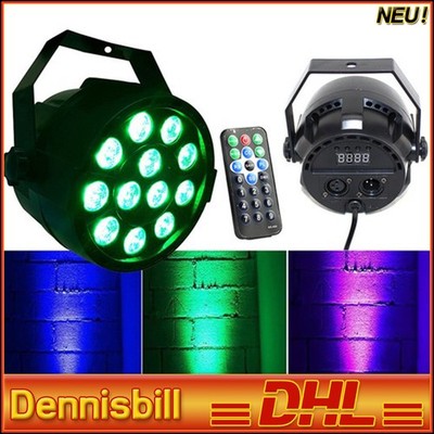 RGB LED Scheinwerfer Par Strahler Discolicht DJ Strobe Light Bühnenbeleuchtun