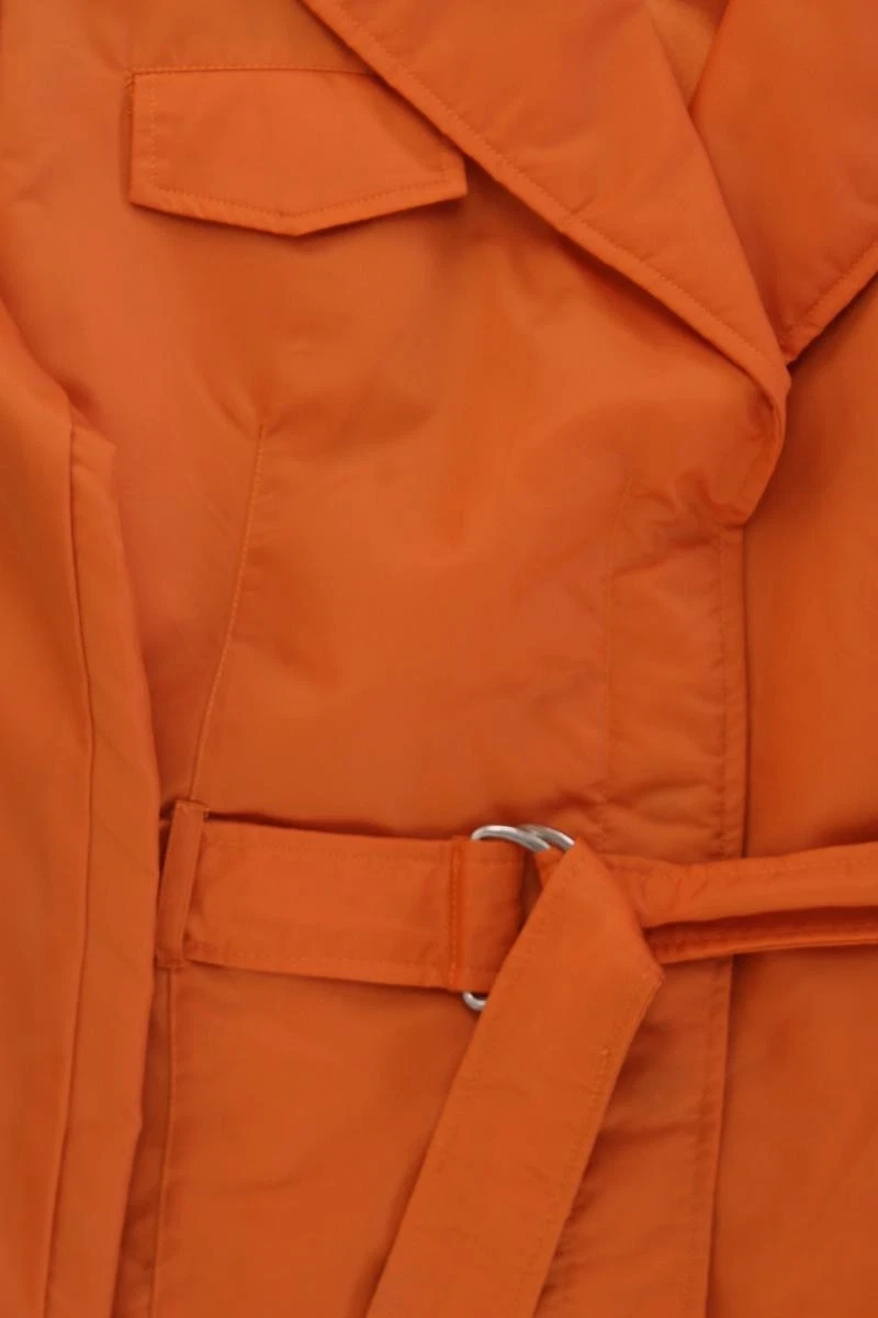 ✅ Apart Übergangsjacke Classic Jacke für Damen Gr. 38, M mit Gürtel orange ✅