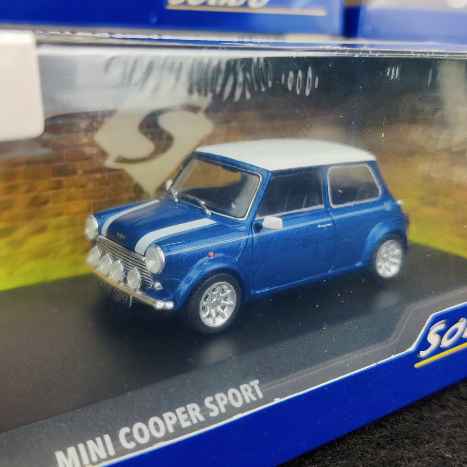 AUTO SOLIDA MINI COOPER 1.3i SPORT PACK BLU 1:43 NUOVO SCATOLA S4316602 - Immagine 3 di 4