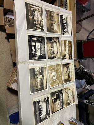 Signs Quaker State Ford Chevy Buick Pontiac Packard Vintage Photos Lot Of 12