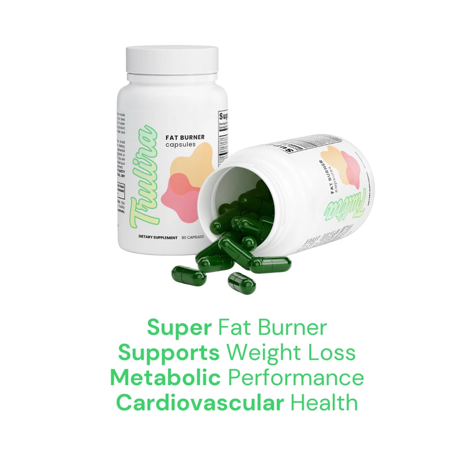 Trulira Quemador de Grasa - 90 Cápsulas - Colina, Cromo, MCT, L-Carnitina Foto 2 de 4