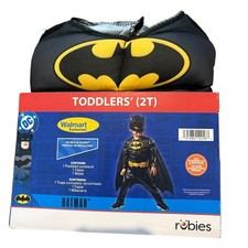 Rubies DC Comics Batman Muscle Chest Toddler Costume 2T New