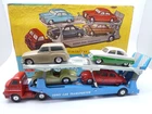 VINTAGE CORGI TOYS GIFT SET 1 BEDFORD CAR TRANSPORTER & 4 CARS ORIGINAL BOX 1957