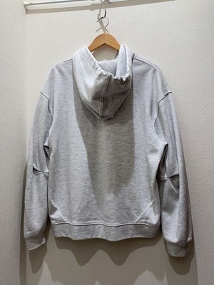 トップス NKNIT logo embroidery ZIP NKNIT Zip Hoodie Logo Embroidery L.GRAY 0 Cotton Gray