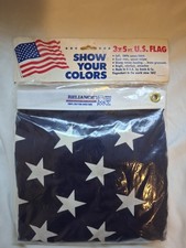 Vintage 1988 Annin Reliance USA Flag 3x5 Ft Cotton Made in USA NOS Sealed