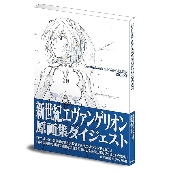 Neon Genesis Evangelion Original Drawing Digest Art Book Anime Illustration JP