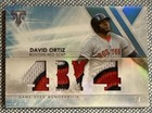 David ORTIZ🔥2015 Triple Threads Sapphire PATCH Relic #TTR-DO3 3/3 Red Sox HOF💥