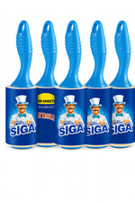 Fini les Poils d’Animaux ! MR SIGA Rouleaux Anti Poils – 5x450 Feuilles Collante