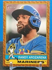 Randy Arozarena 30/76  Color Of The Year 2025 Topps Heritage 44 Seattle Mariners