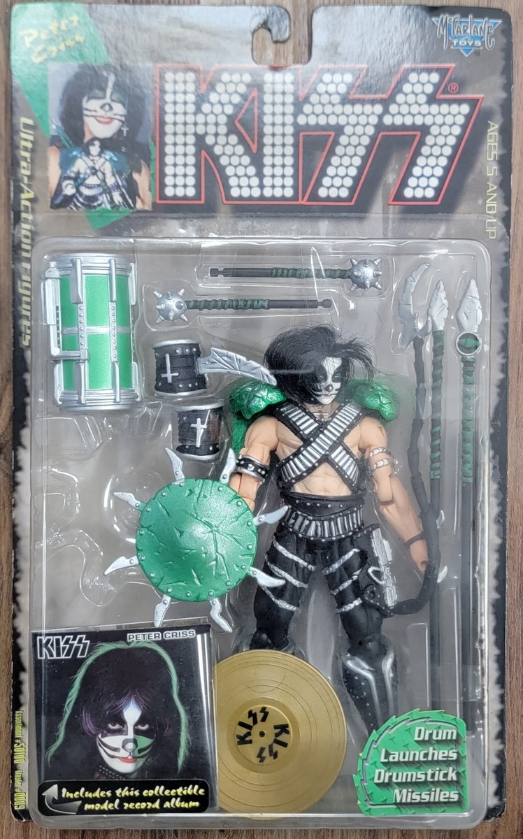 1997 McFarlane KISS Ultra Action Figures Full Set of 4 w/ Gold