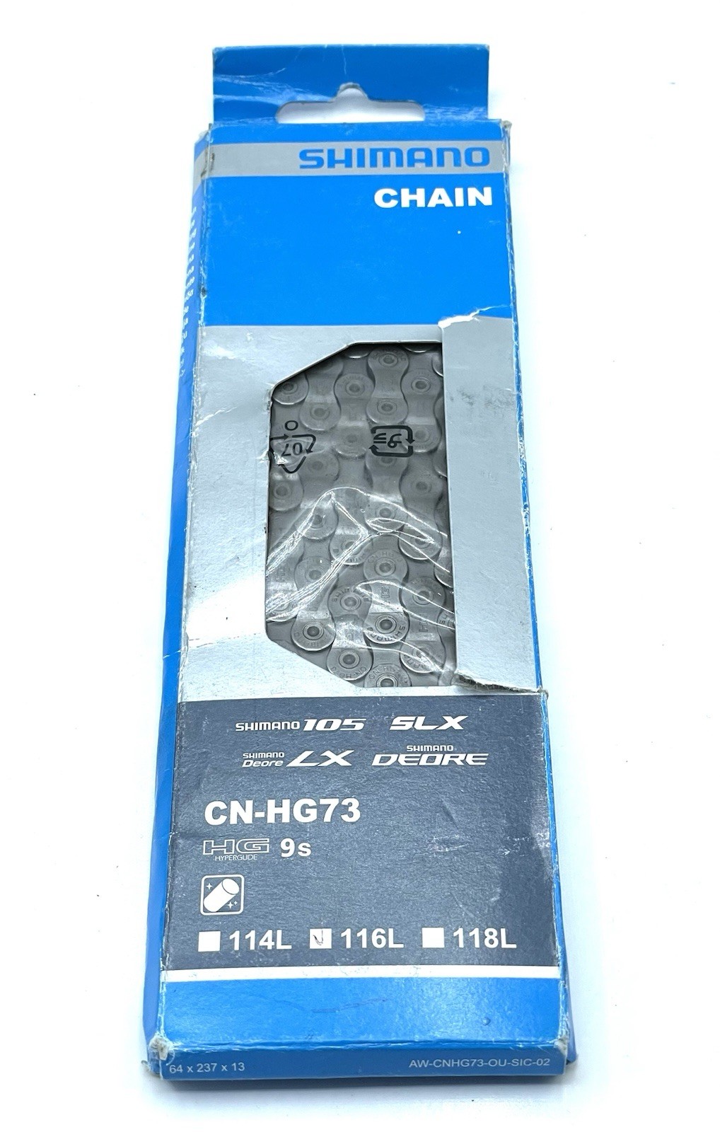 Shimano Deore CN-HG73 9 Speed Bike Chain 116 Links MTB Road Gravel XC NOS