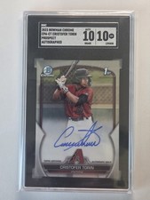 2023 Bowman Chrome 1st Auto SGC 10 /10 Cristofer Torin