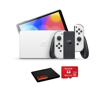 Nintendo Switch Switch Nintendo Switch HAC-S-KAAAA Nintendo Switch OLED Model - 64GB/White (HEGSKAAAA) for sale
