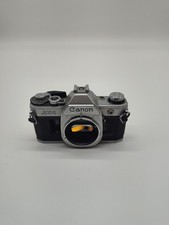 Canon AE-1 35mm Film SLR Camera Body, Chrome For Parts  Repair 