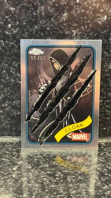 2025 Topps Chrome Marvel Cloak #62 Clawed 15/20