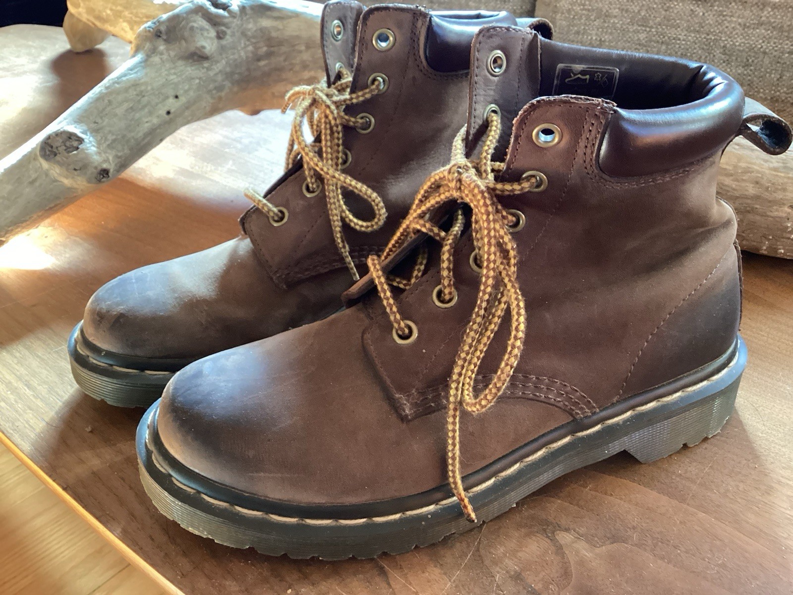 Dr Martens 939 Ben Boots Women's US 7 Men 6 Brown Lace Up