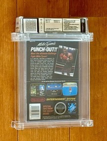 Mike Tyson's Punch-Out Nintendo NES 9.6 CIB 9.4 Box Plastic Seal WATA CGC VGA X