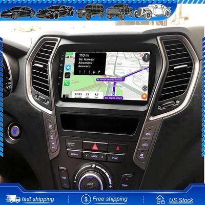 128G for Hyundai Santa Fe IX45 2013-17 Car Radio Screen CarPlay Android AUto FM