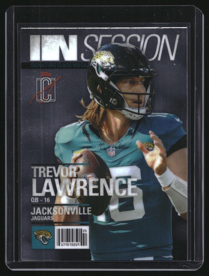 2025 Topps Signature Class In Session Magazine #IS-10 Trevor Lawrence 2025 Topps Signature Class In Session Magazine #IS-10 Trevor Lawrence