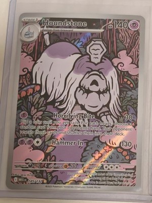 Houndstone Illustration Rare ME01: Mega Evolution 145/132 NM