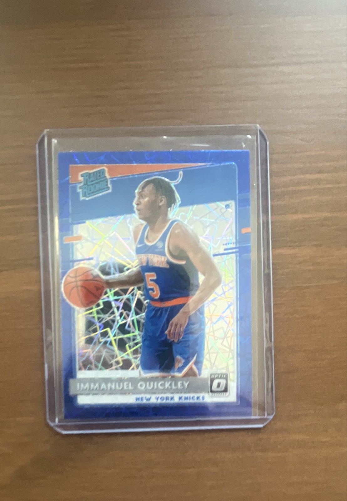 2020-21 Panini Donruss Optic - Rated Rookie Immanuel Quickley #175 Blue Velocity