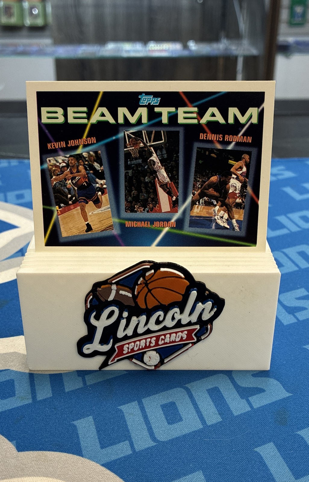 1992-93 Topps - Beam Team Michael Jordan, Dennis Rodman, Kevin Johnson #3