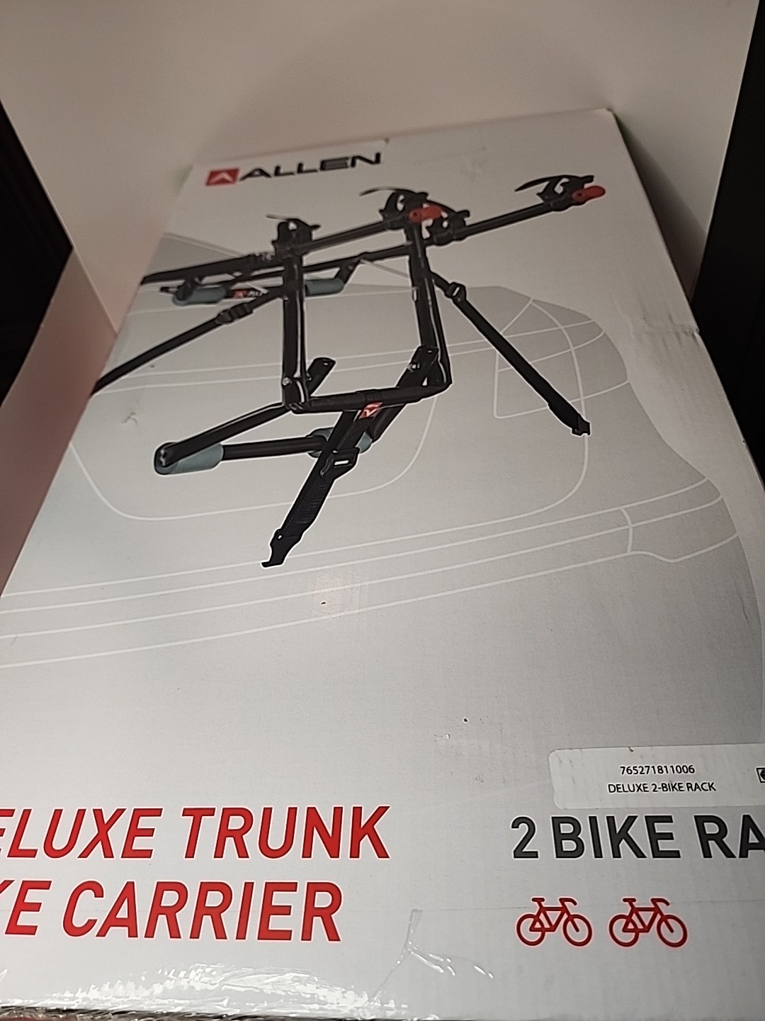 ALLEN Sports Deluxe 2-Bicycle Car SUV Trunk Mounted Bike Rack Carrier