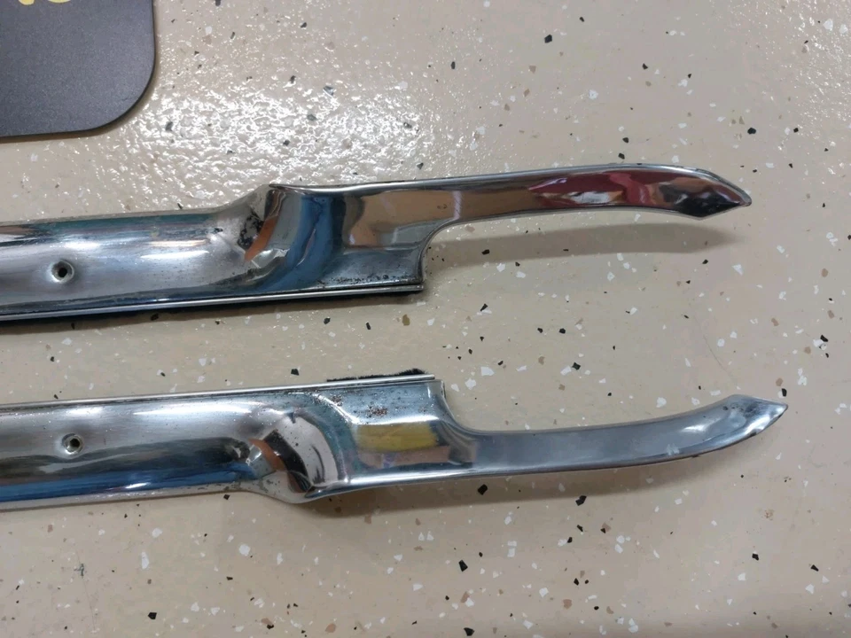 1957 1958 Plymouth Fury 2 puertas techo rígido interior cuarto trasero moldura de vidrio 58 Foto 4 de 4