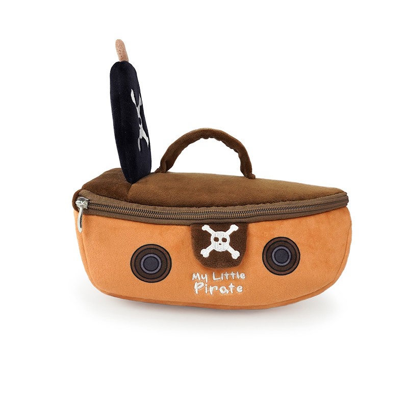 8" Pirate Ship Plush Toy Stuffed Animal Set Adventure Educational For Kids Gifts