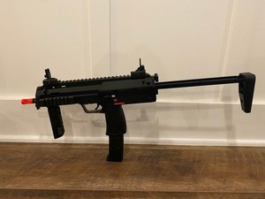 H&K Umarex MP7 Rapid Deployment Hard Kick Airsoft Gas Blowback by KWA (Black)