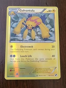 LP! Galvantula - 46/114 - Rare - Reverse Holo English Pokemon Black and White