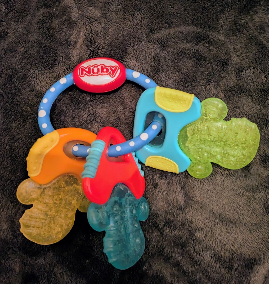 Nuby Ice Bite Toy Key Teether 3+Months UK