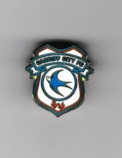 New Cardiff City F. C.  (Wales) enamel metal lapel badge in excellent condition